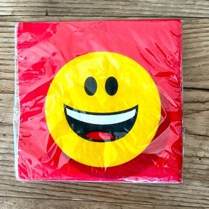 Smiley Party Napkins 16 count New in package